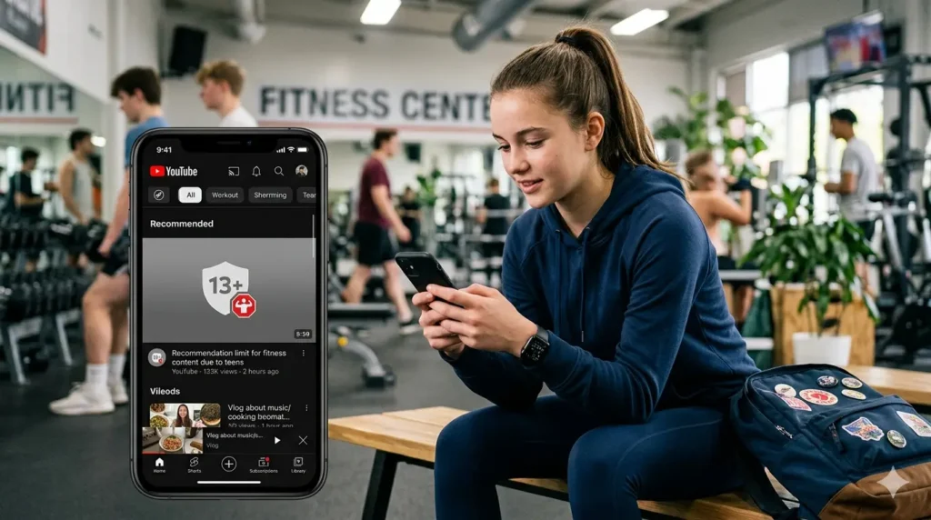 youTube Limits Fitness Video Recommendations for Teenagers
