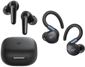 Soundcore Sport X20 best waterproof earbuds for gym under $100 IP68 adjustable ear hooks