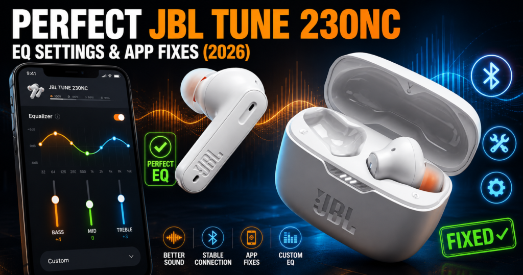 JBL Tune 230NC with custom EQ