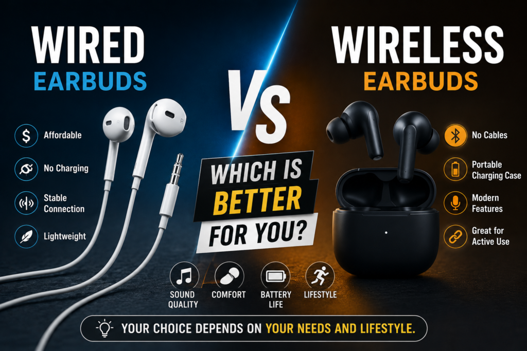 Wired vs Wireless Earbuds — Which is Better for You