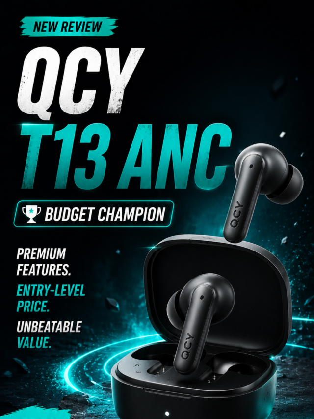 QCY T13 ANC Review Slide 1