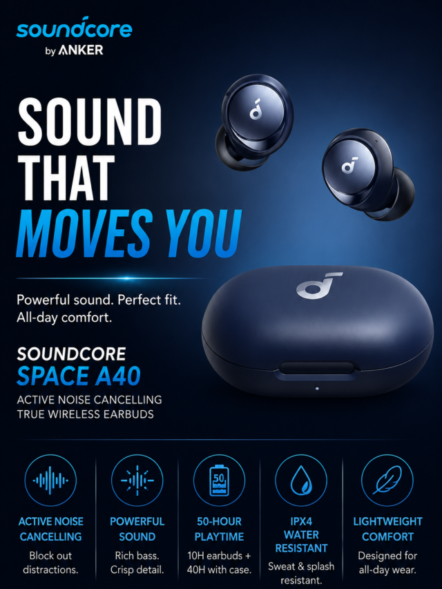 Soundcore Space A40 Review slide 1