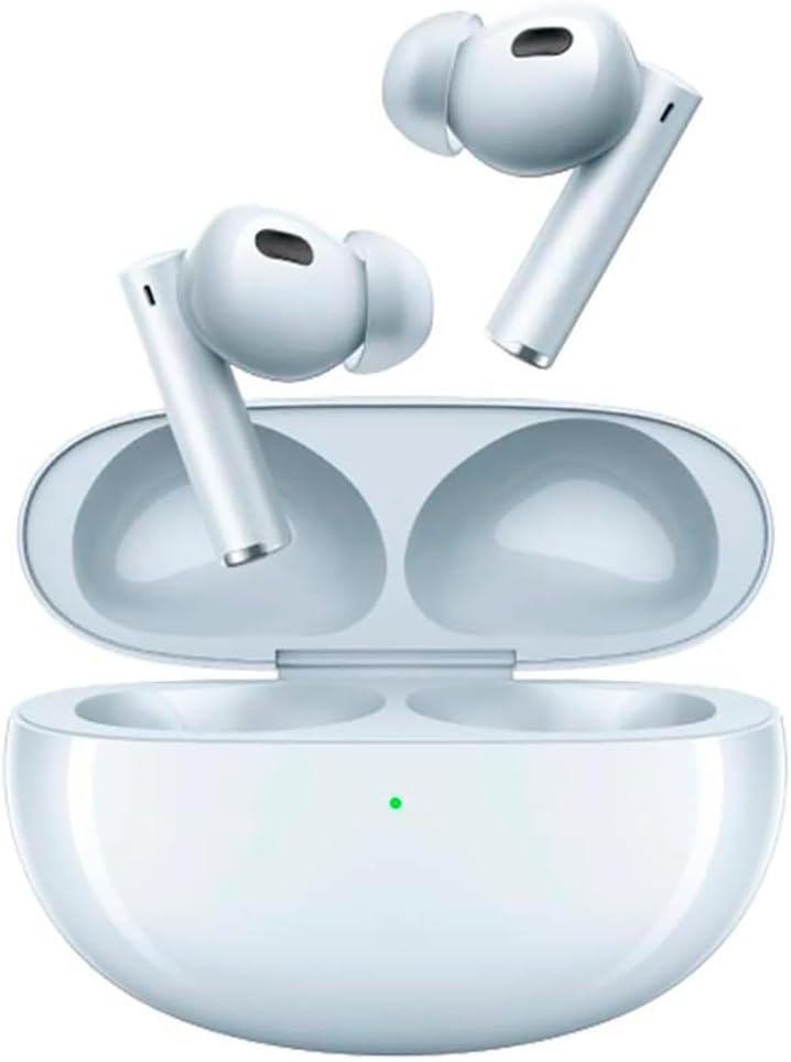 Realme Buds Air 6 Pro next to AirPods Pro style case, best budget AirPods Pro alternative 2026