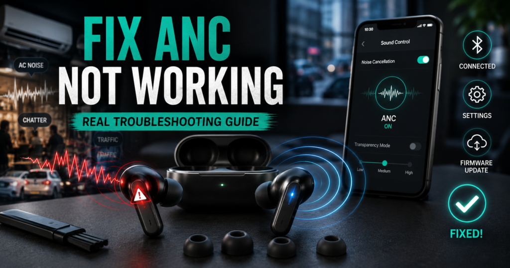 How to Fix ANC Not Working on Earbuds